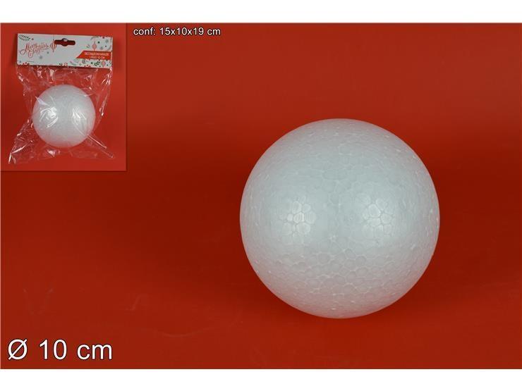 FORMA POLISTIROLO SFERA 10cm 1pz