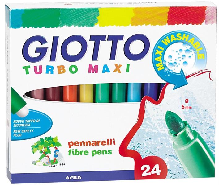 PENNARELLI GIOTTO TURBO MAXI 24pz COL. ASS.