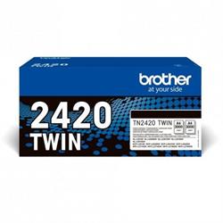 TONER BROTHER TN-2420 TWIN 2x3000 PAGINE NERO