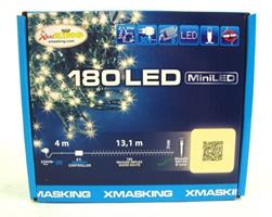 MICRO LED 180 LUCI BIANCO CALDO 13m CON GIOCHI