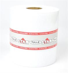 TULLE BOBINA 12,5cm x 100m BIANCO