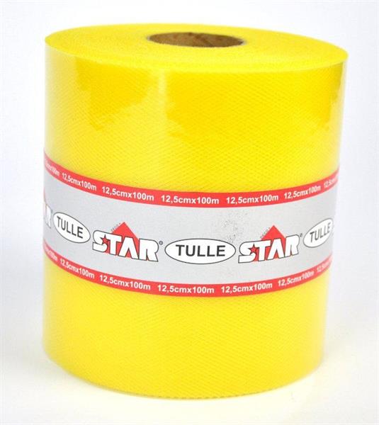 TULLE BOBINA 12,5cm x 100m GIALLO