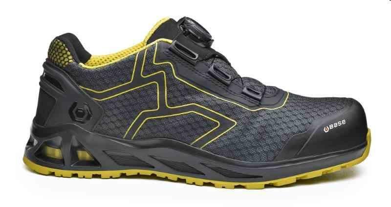 SCARPA BASSA K-RUSH S1P SRC BOA GRIGIA E GIALLA