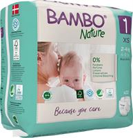 PANNOLINI BAMBO NATURE NEW BORN 2/4kg 22pz