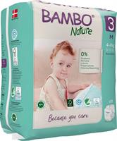 PANNOLINI BAMBO NATURE MIDI TAGLIA 3 4/8kg 28pz