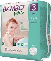 PANNOLINI BAMBO NATURE MIDI TAGLIA 3 4/8kg 28pz