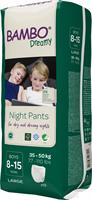 PANNOLINI PER LA NOTTE BAMBO DREAMY NIGHT PANTS BOY 8-15 ANNI 35/50kg 10pz